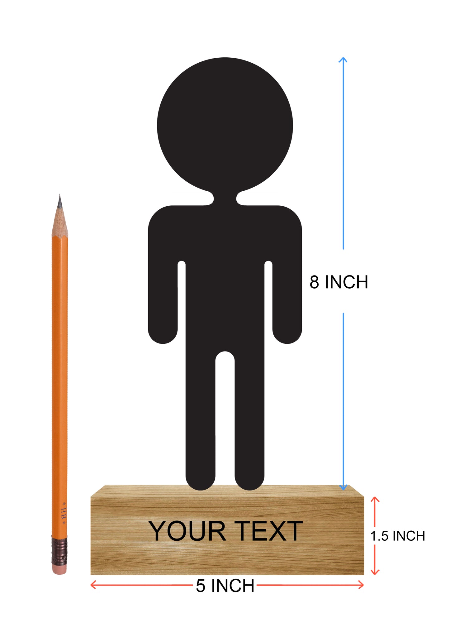 Love You Dad Caricature Desktop Standee Me-mento